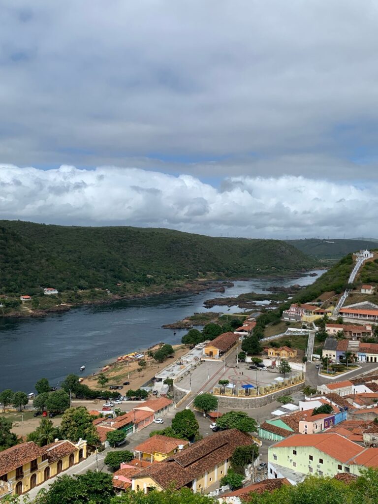 Vista do mirante de Piranhas
